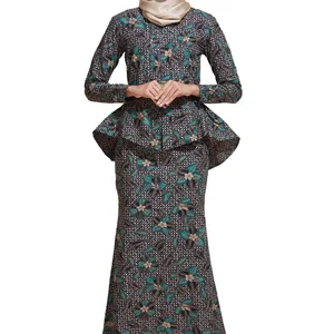 New Design Indonesia Muslim Modern Baju Kebaya Fashion Design Hot Sell