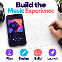 Solusi Aplikasi Streaming Musik Kustom untuk IOS Android Dengan Manajemen Daftar Putar Musik dan Pemutaran Offline LionCreate