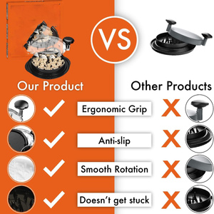 Déchiqueteur de viande pour poulet, outil de découpe pour hacher le bœuf, déchiqueter le porc et le poulet, hachoir à viande avec couvercle transparent - Product Image 4