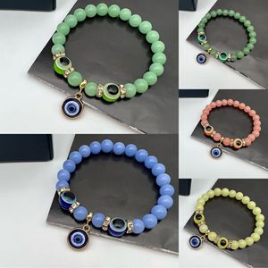 Bracelet turc à l'œil porte-bonheur, perles en cristal et strass, bijoux unisexes, cadeau - Product Image 1