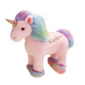 Caballo de Peluche Arcoíris Transfronterizo con Algodón PP Súper Suave, Muñeco de Confort, Colgante para Bolsa de Regalo para Niños - Product Image 5