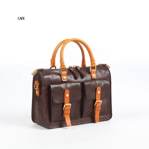 College Modische Koffer Sling Crossbody-Tasche Luxus 2024 Echtes Leder Herren Damen Messenger-Taschen für Herren und Damen - Product Image 4