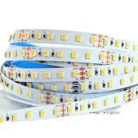 Lampu Strip LED Grosir 2835 120LED/m IP20 12V 24V Ra80 Dapat Diredupkan PVC Putih Hangat Pencahayaan Linear Fleksibel CE RoHS untuk Lanskap Dalam Ruangan