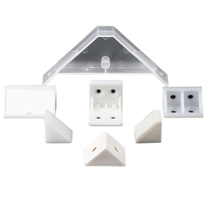 Jiufa Nylon Thickened Corner <b>Brackets</b> 90 Degree Plastic Shelf Support Cabinet Furniture Connector - Product Image 1