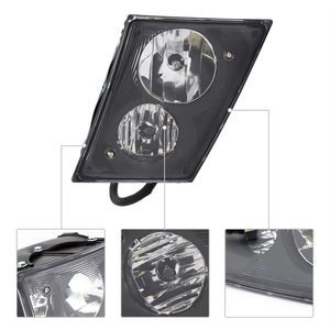 Freightliner VN VNL 630/670/730/780 Kamyonlar 2003-2017 için Yeni Sis Farları, Halojenleri Siyah Farlarla Değiştirin 12V 25W - Product Image 6