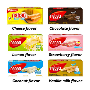 ขายส่งขนมนำเข้าแปลกใหม่ บิสกิตนาบาติ ริชีส์ รสสตรอว์เบอร์รี 145 กรัม เวเฟอร์วานิลลา รสสตรอว์เบอร์รี - Product Image 5