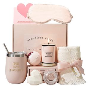 Coffrets cadeaux personnalisés, cadeaux d'anniversaire, articles tendance, coffrets cadeaux roses, souvenirs de mariage, cadeaux de rétablissement pour femmes - Product Image 1
