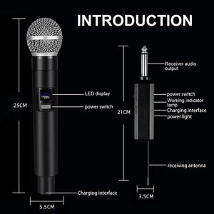 Professional 2.4g Handheld <b>Wireless</b> Dynamic <b>Mic</b> Stage Performance Vlogging <b>Wireless</b> Karaoke Microphone for Church - Product Image 4