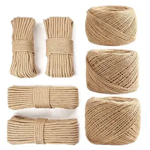 Rioop bền 100% sợi tự nhiên gai đay rope & twine sisal Rope DIY cho giáng sinh trang trí