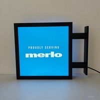 Panneau publicitaire lumineux en acrylique pour extérieur avec source de lumière pour bureaux, magasins, entreprises