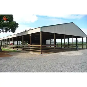Steel Structure Design Livestock Farm Shed Goat /cattle Farms Building Cow Farm Building Cow House