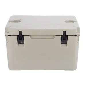 New 35L Ice Box Available Cooler Box 56Cans Roto-Molded Camping Cooler for Outdoor