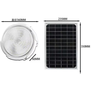 Lámpara de Techo LED Solar para Exteriores de Alta Calidad, Moderna, de 100w, 150w, 200w, 300w, para Casa, Habitación, Jardín - Product Image 6