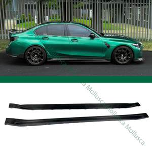 สเกิร์ตข้างคาร์บอนแท้แบบแห้ง สำหรับรถยนต์ M3 ซีรีส์ G80 - Product Image 1