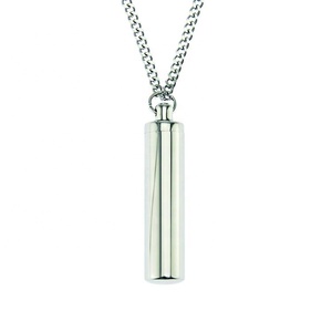 Cadena cubana de plata de Hip hop, colgante de botella de <span class=keywords><strong>perfume</strong></span> de acero inoxidable, colgante - Product Image 1