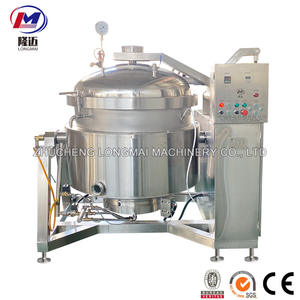 Machine de cuisson industrielle automatique à pression <span class=keywords><strong>pour</strong></span> <span class=keywords><strong>la</strong></span> préparation de bouillons de mouton, d'agneau, de soupes, de maïs, de haricots et de pois chiches - Product Image 5