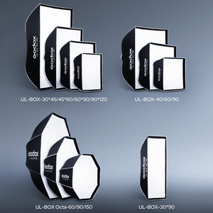 Godox UL-BOX Octa 90cm nhanh chóng phát hành ô <span class=keywords><strong>softbox</strong></span> Bowens Adapter với lưới vuông STUDIO <span class=keywords><strong>FLASH</strong></span> chân dung sản phẩm nhiếp ảnh - Product Image 2