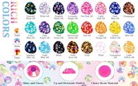 32000 strass en résine gelée, multicolores 3mm à dos plat avec 3 flacons de colle à bijoux B7000 de 10ml pour la décoration et le nail art