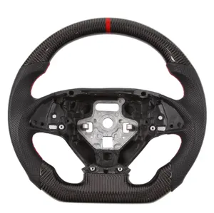 LED Steering Wheel Carbon Fiber Steeri Fit for chevrolet corvette c7 2014-2018 carbon fiber steering wheel led steering wheel