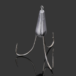 Anzuelos de tres y cinco garras de acero con alto contenido de carbono, múltiples anzuelos para pesca de carpas en aguas dulces. - Product Image 2