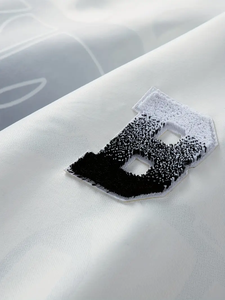 Chaqueta Deportiva con Capucha para Hombre, Estilo Urbano de Primavera/Otoño, Estampado de Letras, Corta, con Cierre, Poliéster - Product Image 5