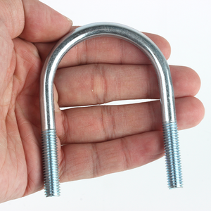 Parafusos em <span class=keywords><strong>U</strong></span> de Aço Carbono Durável e Aço Inoxidável com Acabamento Simples para Uso em Tubos - Product Image 5