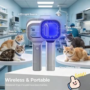Lámpara de Wood Portátil Recargable por USB, Luz UV de Mano <span class=keywords><strong>para</strong></span> Diagnóstico de Infecciones en la Piel de Perros y Gatos, Lámpara Veterinaria Wood VW1 - Product Image 2