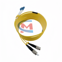 Câble de raccordement en fibre optique monomode duplex LC-FC 1M disponible, faible perte d'insertion et hautes performances de perte de retour