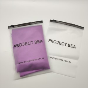 Borsa con Cerniera in Plastica EVA PE Opaca Personalizzabile con il Tuo Logo per Gioielli, Abbigliamento e Telefoni Cellulari - Product Image 2