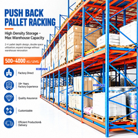 Sistem Rak Gudang Penyimpanan Berat, Rak Pallet Kapasitas Tinggi, Unit Rak Baja Industri untuk Pusat Logistik