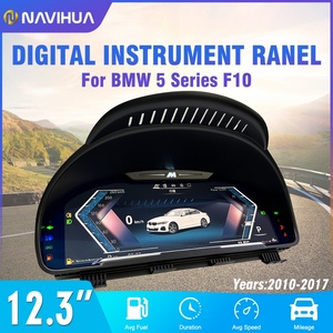 หน้าปัดดิจิตอล LCD สำหรับรถยนต์ Navihua จอแสดงผล LCD แบบ Virtual Cockpit สำหรับ BMW ซีรีส์ 5 F10 ปี 2010-2017 มาตรวัดความเร็วแบบอัตโนมัติ - Product Image 2