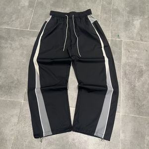 QUICKSHOW personnalisé Baggy côté rayure survêtement <span class=keywords><strong>pantalon</strong></span> hommes Vintage réfléchissant Polyester <span class=keywords><strong>Parachute</strong></span> <span class=keywords><strong>pantalon</strong></span> hommes mode formation <span class=keywords><strong>pantalon</strong></span> - Product Image 1