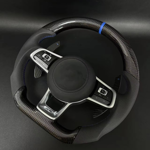 Volant en fibre de carbone au <span class=keywords><strong>prix</strong></span> d'usine pour Volkswagen <span class=keywords><strong>Golf</strong></span> <span class=keywords><strong>7</strong></span> 75 GTI GTD <span class=keywords><strong>GTE</strong></span> R Polo GTI Tiguan Passat - Product Image 1