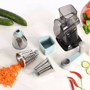 New Design <b>Kitchen</b> <b>Tool</b> <b>Gadgets</b> Vegetable Cutter BPA-Free 3 in 1 Rotary Cheese Grater Zucchini Nuts Vegetable Shredder Slicer - Product Image 4