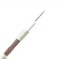 Câble RG59 de performance supérieure pour l'intégrité du signal, connecteurs nickelés, expédition rapide, prêt à être expédié, connexion fiable