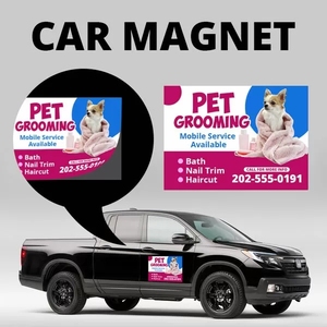 Aimant de <span class=keywords><strong>voiture</strong></span> de camion d'usine de 12 ans pour la publicité de signe magnétique d'autocollant de <span class=keywords><strong>voiture</strong></span> pour l'impression de taille personnalisée d'affaires - Product Image 3