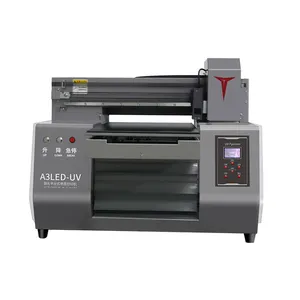 Impresora de inyección de tinta portátil A3 A4, dispositivo de impresión UV de cama plana para bolígrafo, funda de teléfono, tarjeta de identificación, efecto 3D, máquina de impresión DTG