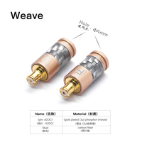 Kunci sekrup tenun Audio solder colokan Jack konektor 0.78mm untuk lubang Pin Earphone 4mm