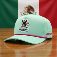Casquettes de baseball et de camionneur personnalisées en polyester perforé avec logo en PVC, idéales pour les sports de plein air, avec perforations laser, OEM/ODM