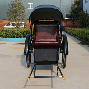 Manpower Rickshaw New Style Electric 2 Wheels Solid Rubber Tires 3K <b>Paint</b> Rickshaw for Sale - Product Image 3