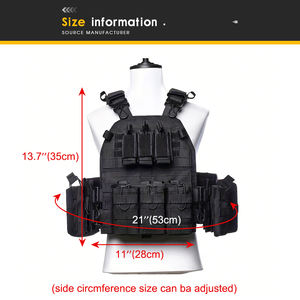 Chaleco Táctico ARTEX Transpirable con Sistema Molle de Liberación Rápida, Ligero, para Caza, Seguridad, Deportes, Correr, Personalizable - Product Image 4