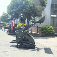 Vendita Diretta Fabbrica - Minipala Cingolata Diesel Kubota Euro 5 EPA da 400 kg con Trituratore Forestale e Rasaerba, Sistema Completamente Idraulico