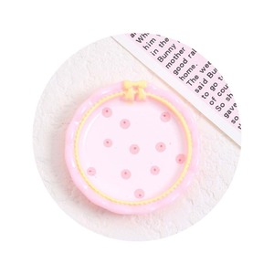 Nouveau design nœud à pois plaque en résine cabochon à dos plat pour maison de poupée miniature, accessoires de colle crème DIY, autocollant de réfrigérateur - Product Image 2