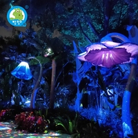 Lampe de fleur de détection de corps humain pour l'installation d'ingénierie de paysage gonflable de publicité dans la zone scénique de manoir de parc