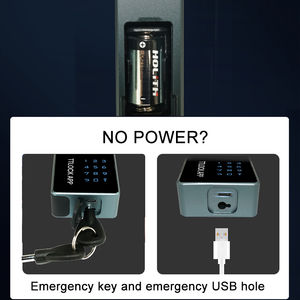 Замок TT или TUYA, умный замок с отпечатками пальцев, блокировка карт с паролем, защита от кражи, водонепроницаемый электронный замок - Product Image 5