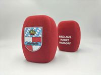 Mousses triangulaires et carrées AOSHEN pour microphone TV, cache-microphone en mousse sans logo, pare-brise en éponge non floquée