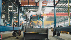 Robot collaboratif 6 axes JAKA ZU7 à faible coût, charge utile de 7 kg, portée de 819 mm, haute précision, avec moteur et PLC pour solutions de soudage - Product Image 2