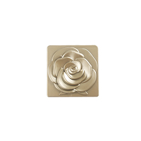 Cadeaux parfaits, miroir de maquillage portable de voyage, petit mini miroir de maquillage en forme de rose, miroir de maquillage pliable carré