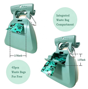 Recogedor de Excrementos de Mascotas Plegable y Portátil ZMaker, Herramienta para Recoger Desechos de Perros y Gatos con Bolsa de Basura - Product Image 4