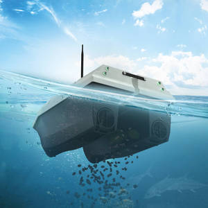 Auto <span class=keywords><strong>Cruise</strong></span> e lunga durata della batteria esca barca ABS plastica di colore bianco con 2 GPS posizionamento barca esca da pesca - Product Image 2